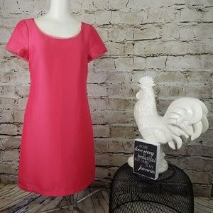 Jcrew Julianne Silk Fuchsia Cocktail Dress